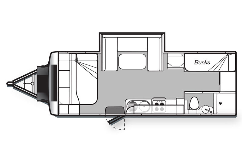 Avan Explorer 650-3 Slide Out Floor Plan